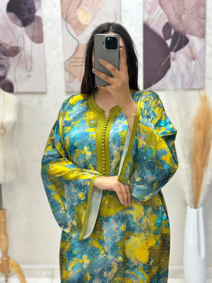 Kaftan featuring double-width *sfifa* or *aqaad*