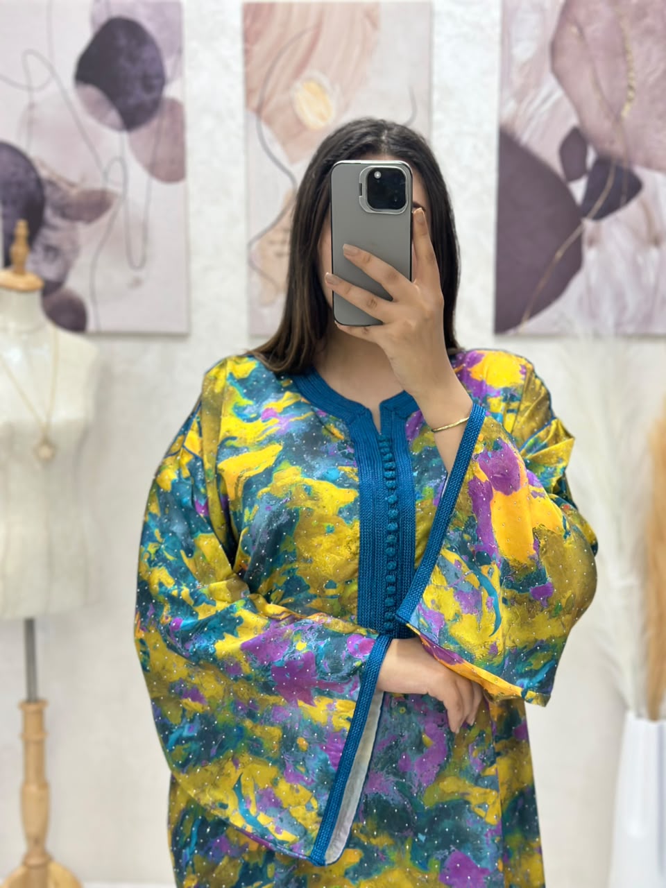 Kaftan featuring double-width *sfifa* or *aqaad*