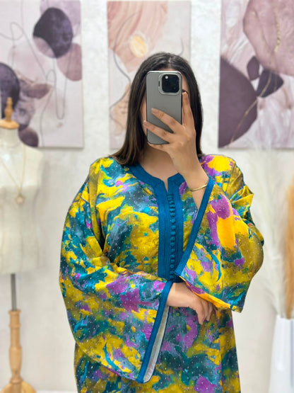 Kaftan featuring double-width *sfifa* or *aqaad*