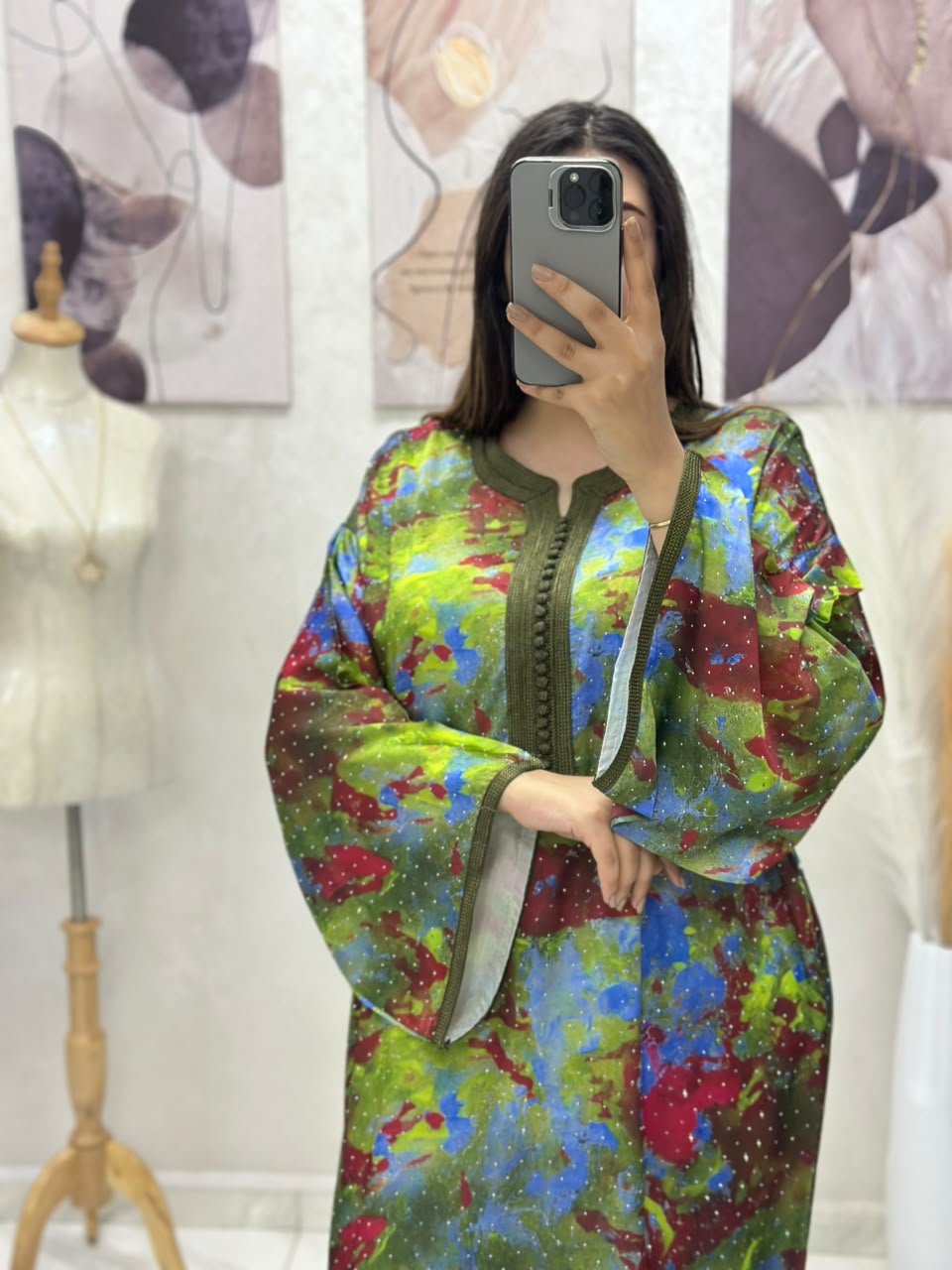 Kaftan featuring double-width *sfifa* or *aqaad*