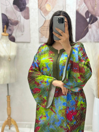 Kaftan featuring double-width *sfifa* or *aqaad*