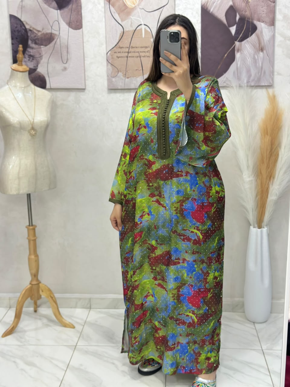 Kaftan featuring double-width *sfifa* or *aqaad*