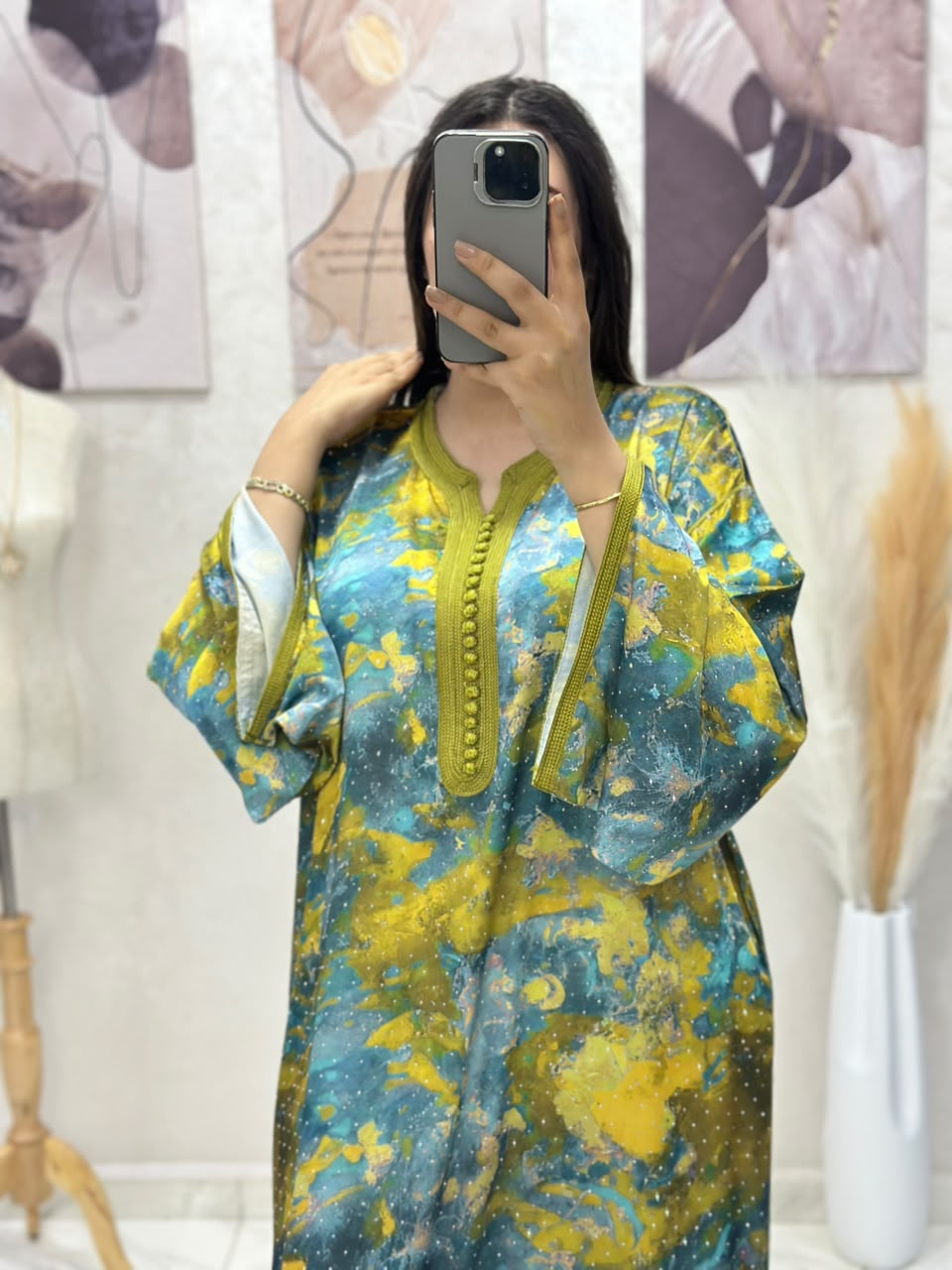 Kaftan featuring double-width *sfifa* or *aqaad*
