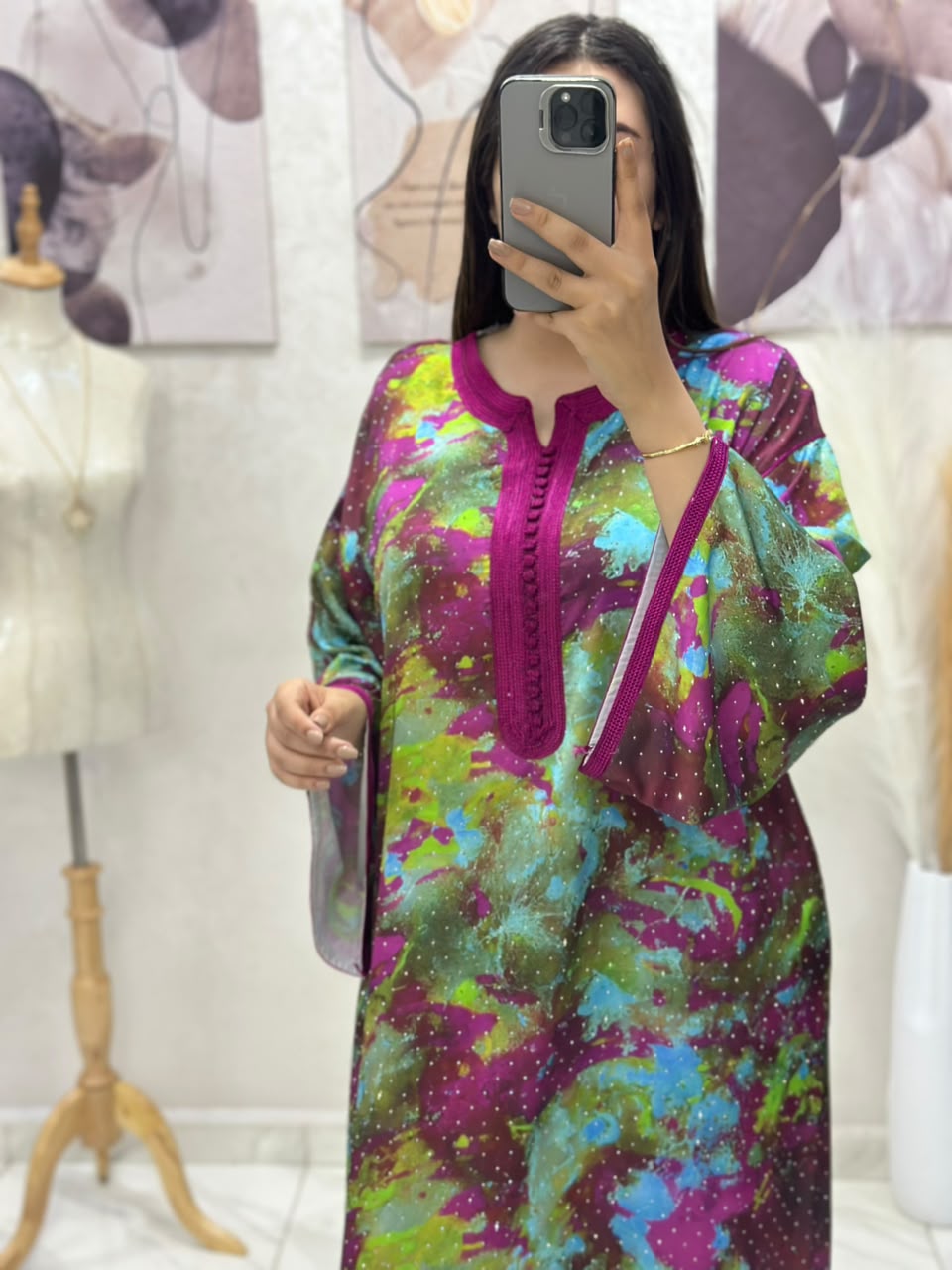 Kaftan featuring double-width *sfifa* or *aqaad*