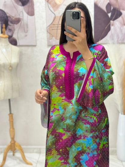 Kaftan featuring double-width *sfifa* or *aqaad*