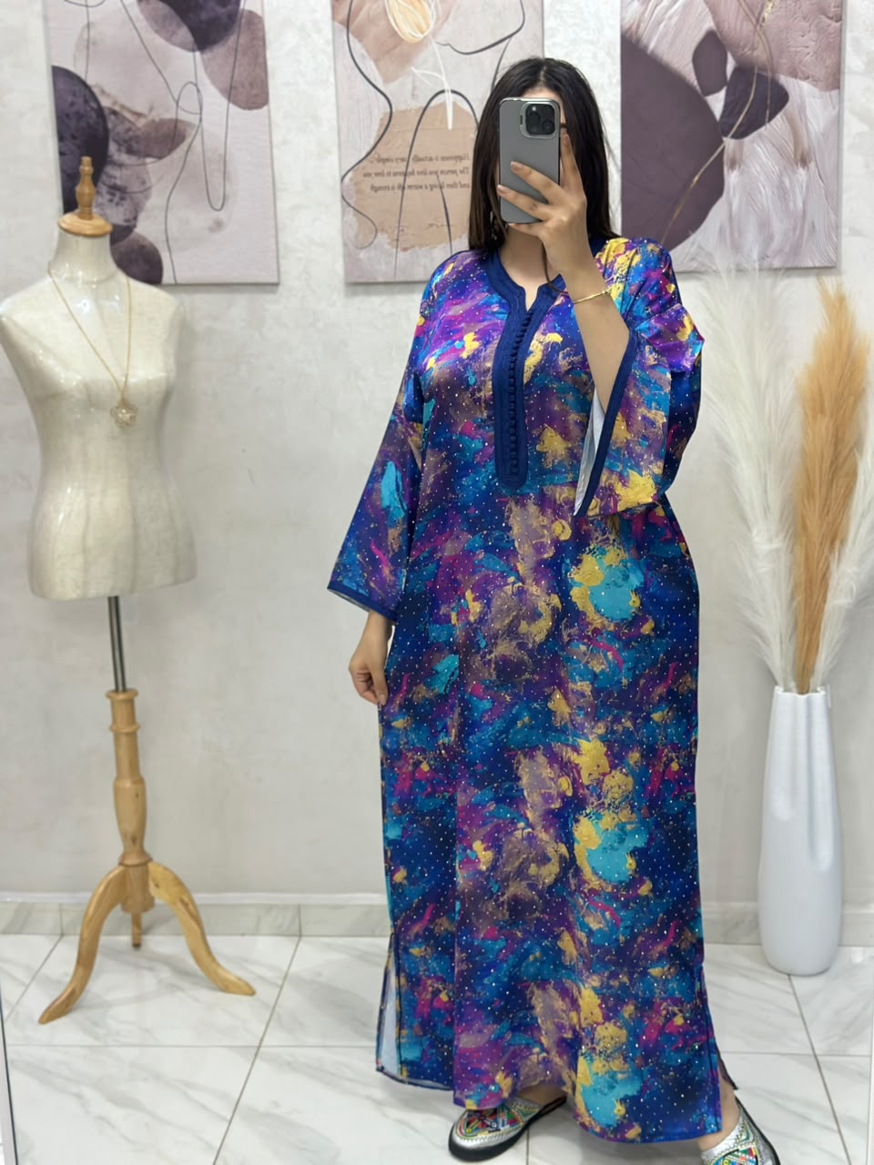 Kaftan featuring double-width *sfifa* or *aqaad*