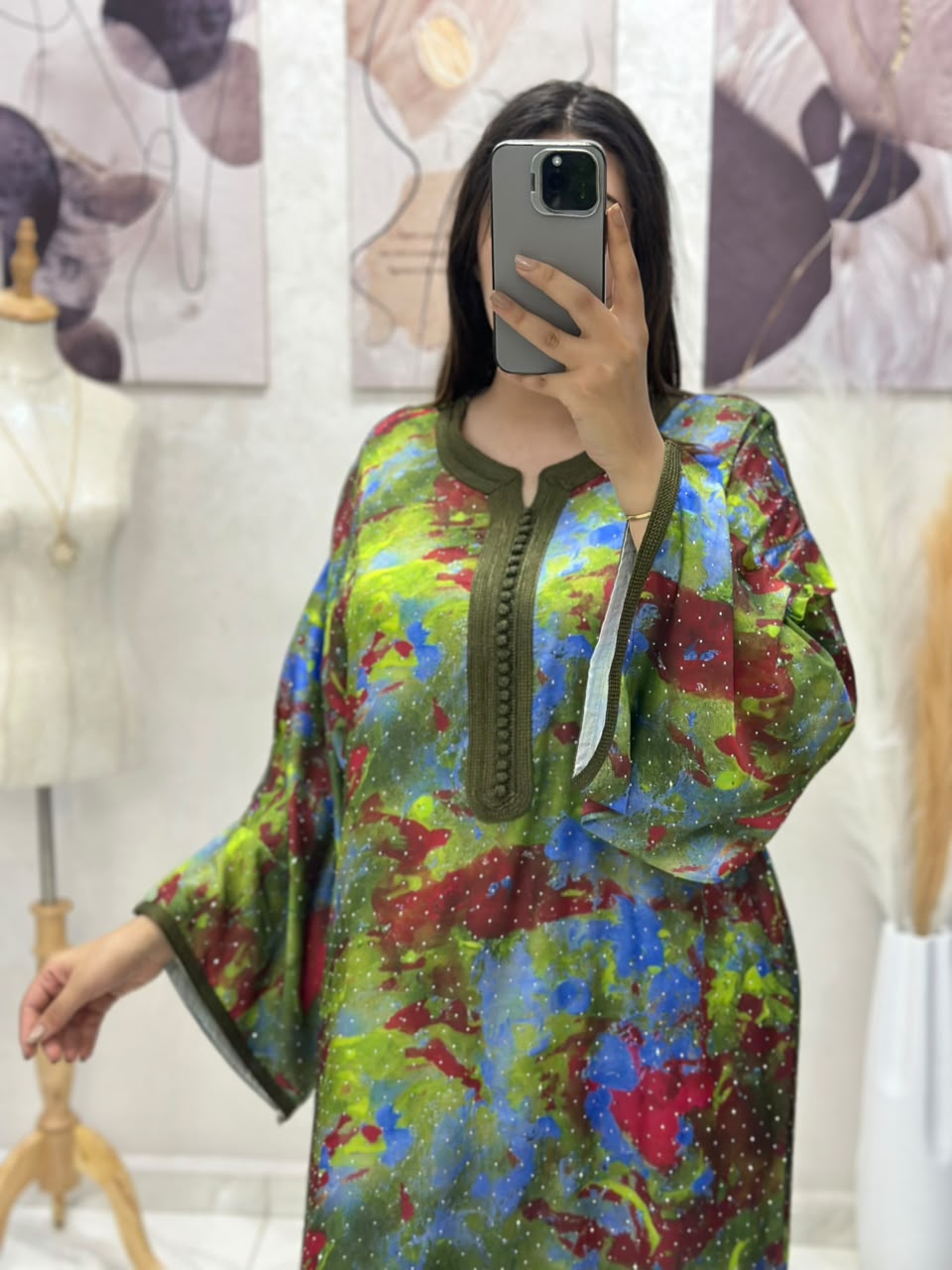 Kaftan featuring double-width *sfifa* or *aqaad*