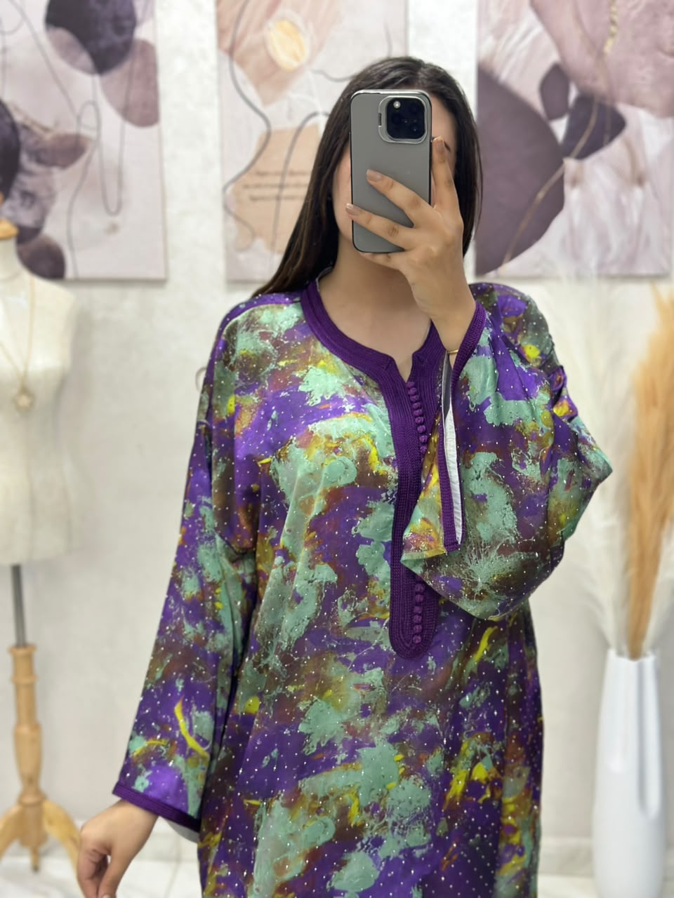 Kaftan featuring double-width *sfifa* or *aqaad*