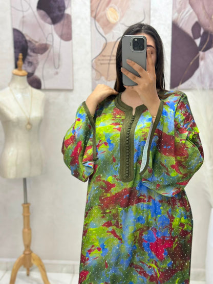 Kaftan featuring double-width *sfifa* or *aqaad*