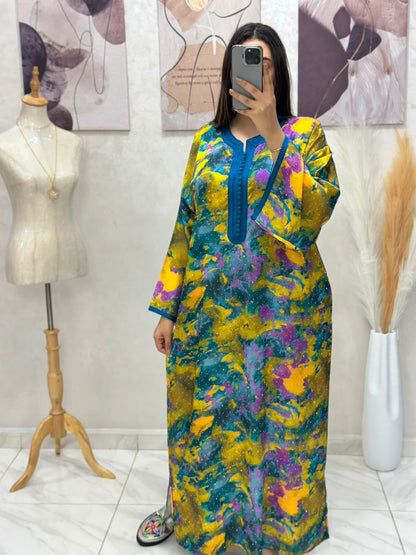 Kaftan featuring double-width *sfifa* or *aqaad*