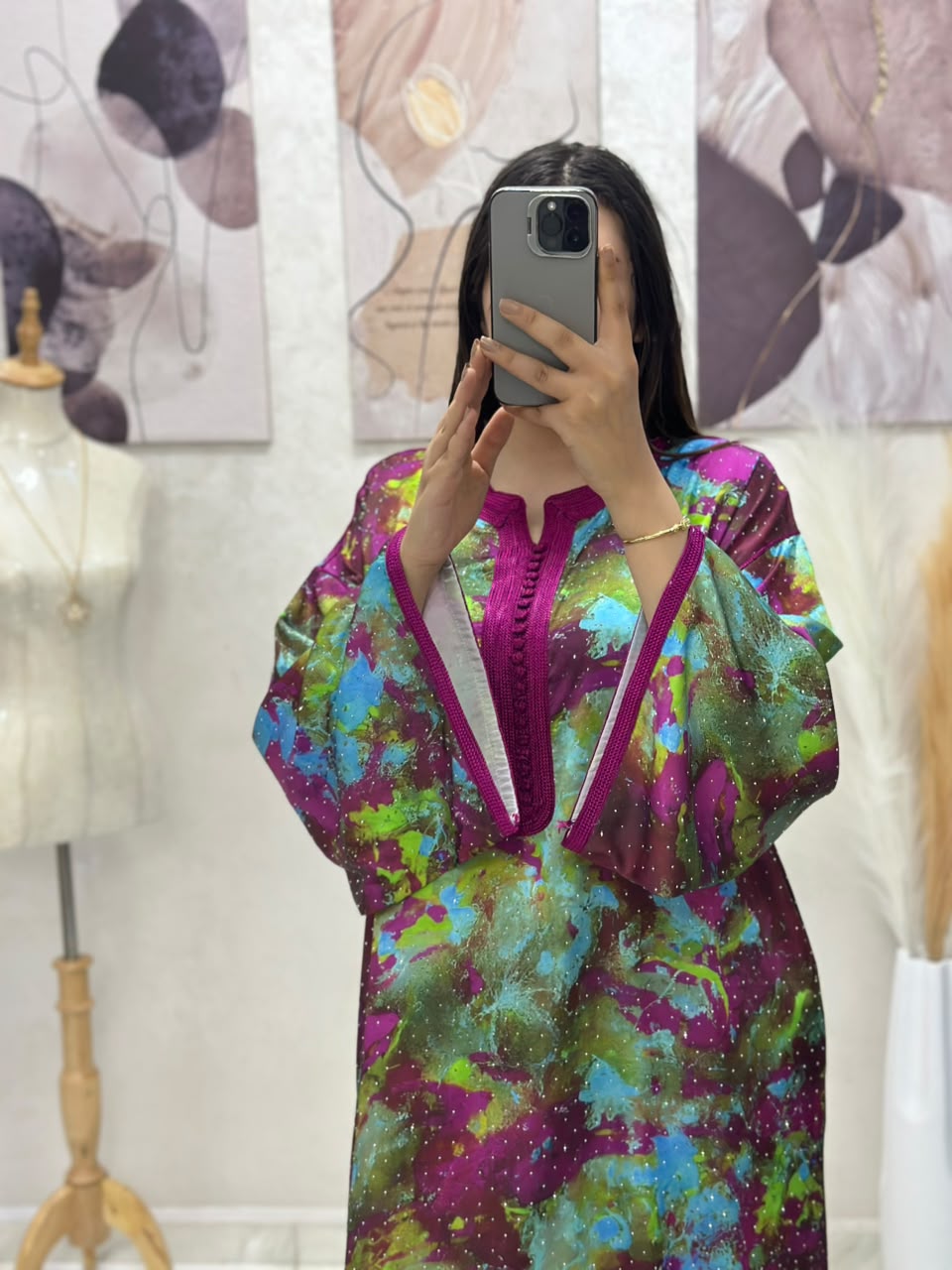 Kaftan featuring double-width *sfifa* or *aqaad*