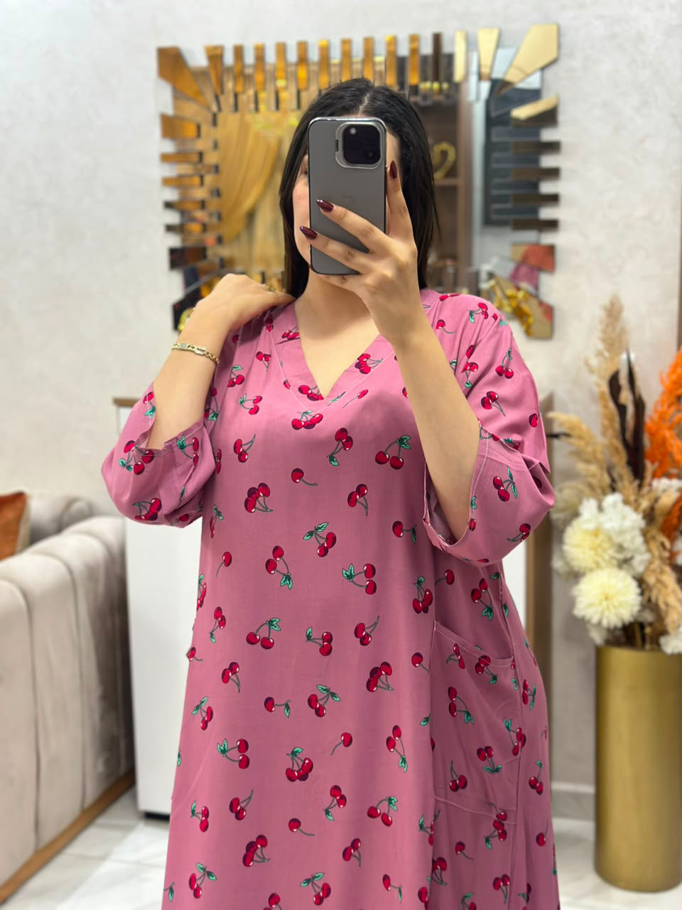 Robe avec une poche