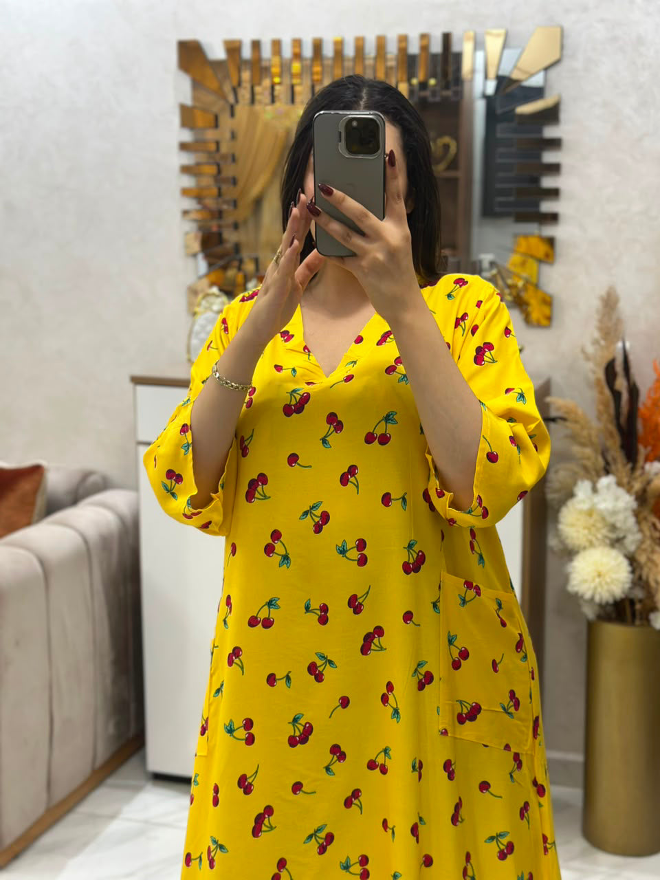 Robe avec une poche