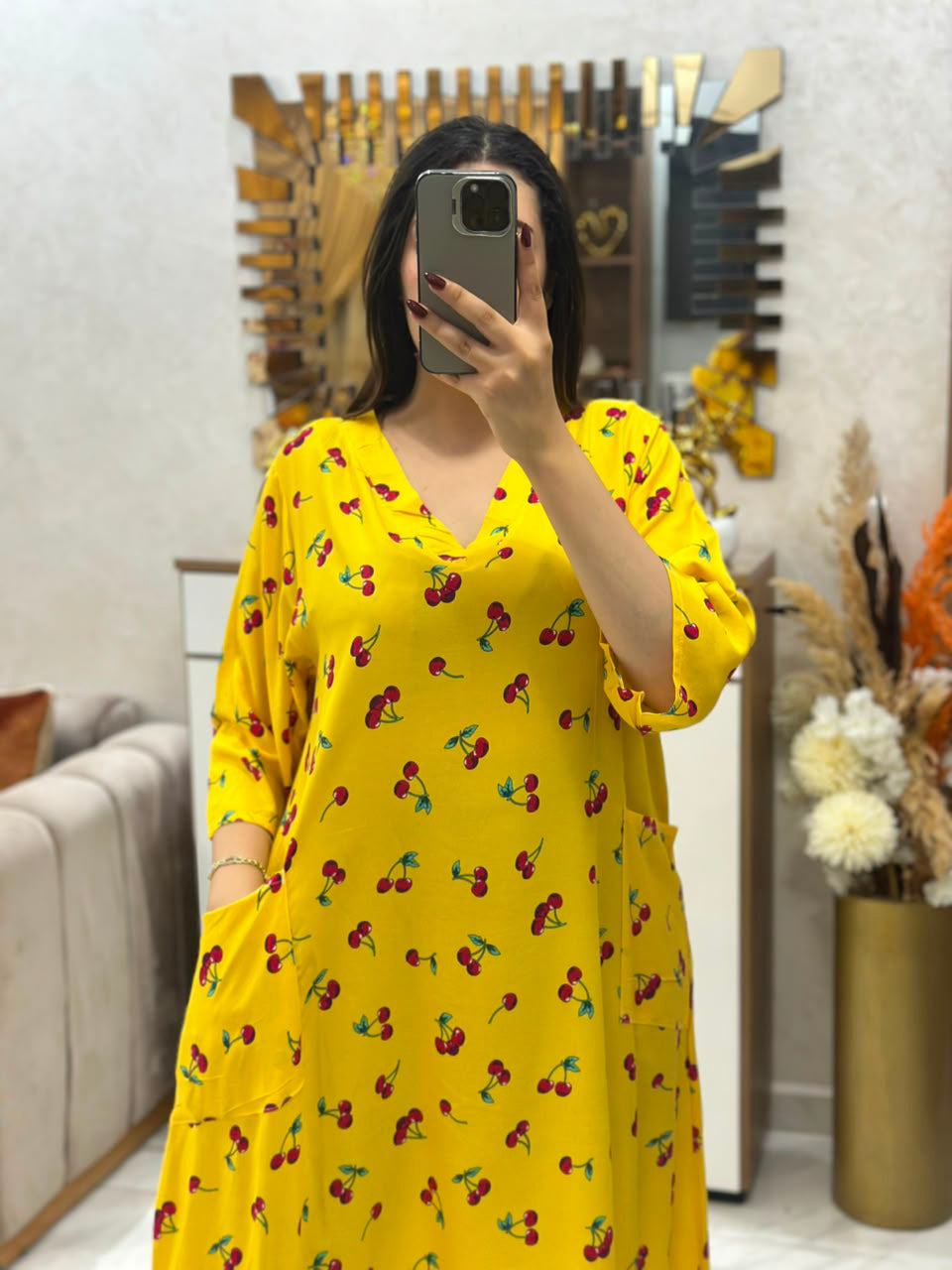 Robe avec une poche