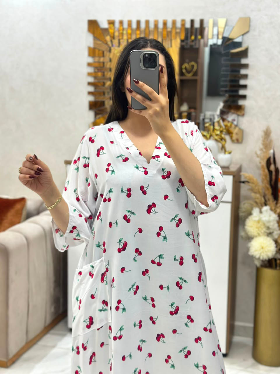 Robe avec une poche