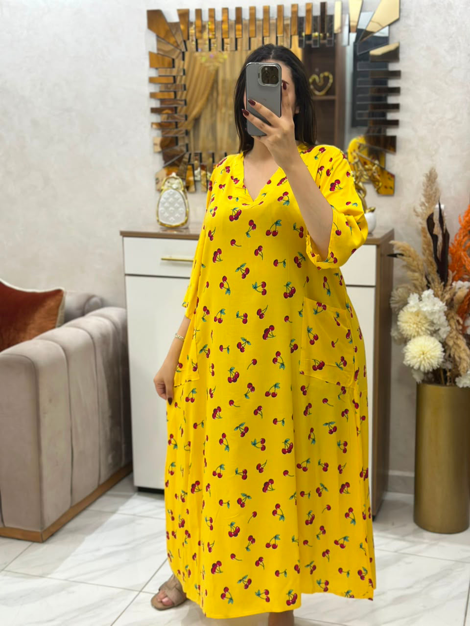 Robe avec une poche