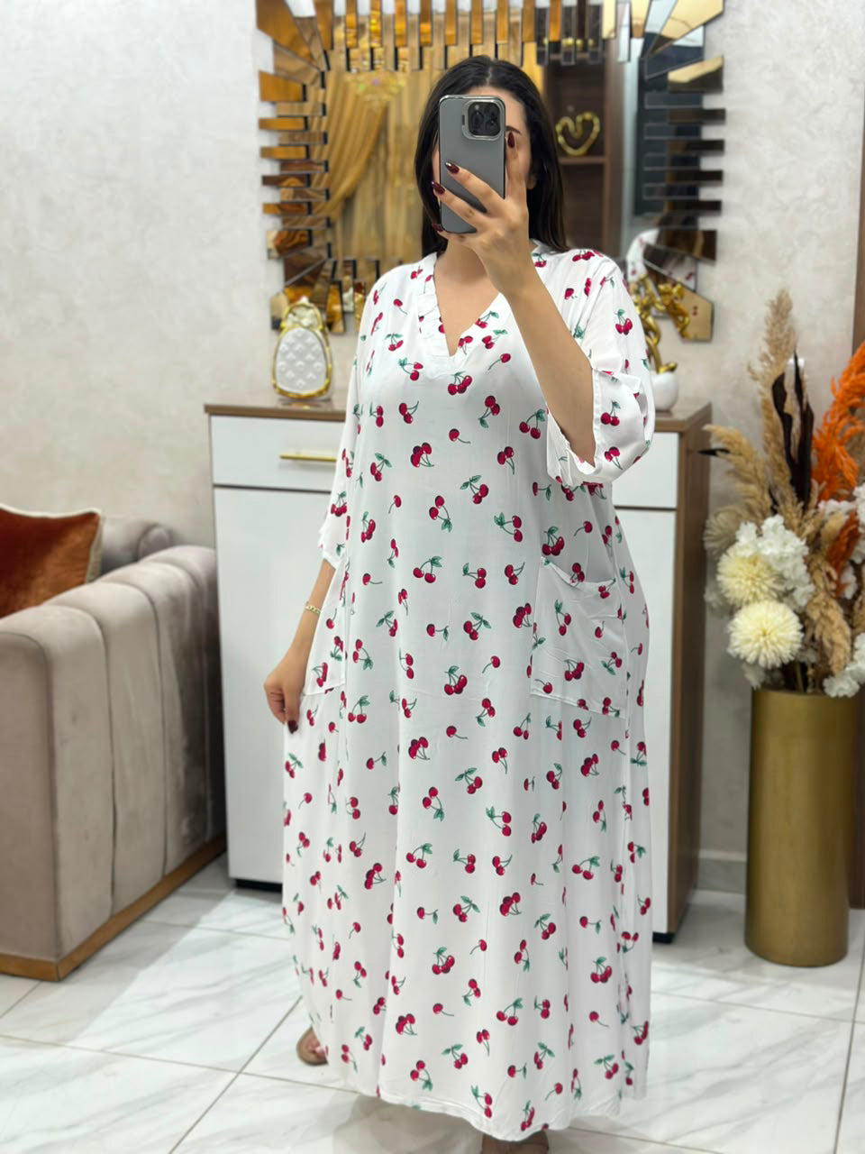 Robe avec une poche