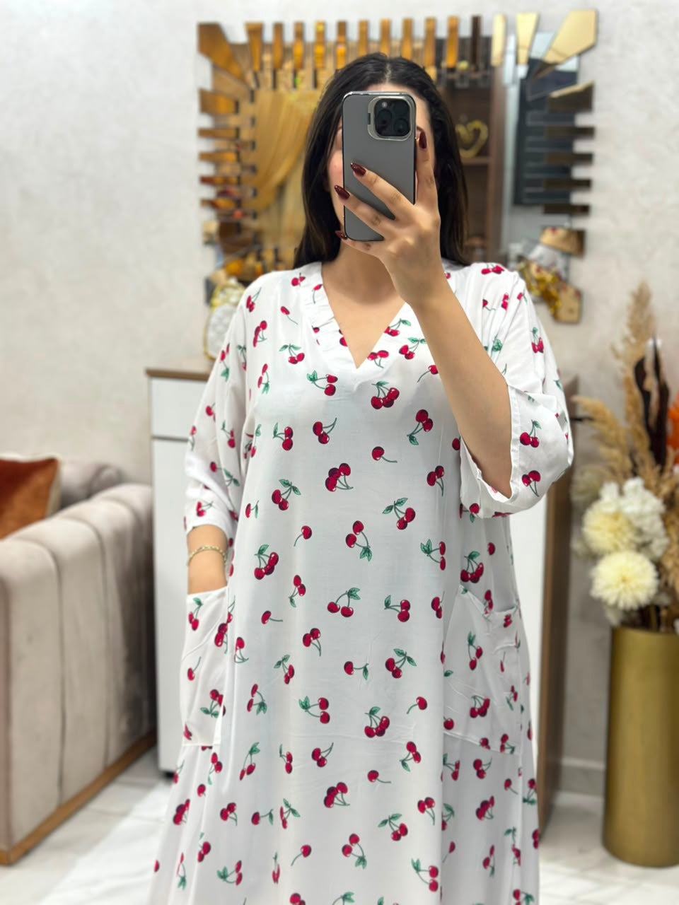 Robe avec une poche